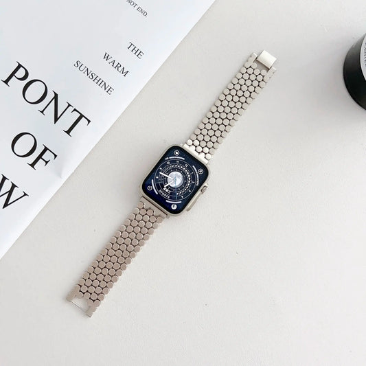 Luxury Starlight Bracelets for Apple Watch with a high-quality stainless steel design.