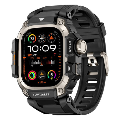 Rugged 2-in-1 Apple Watch Band & Case for Ultra 49mm