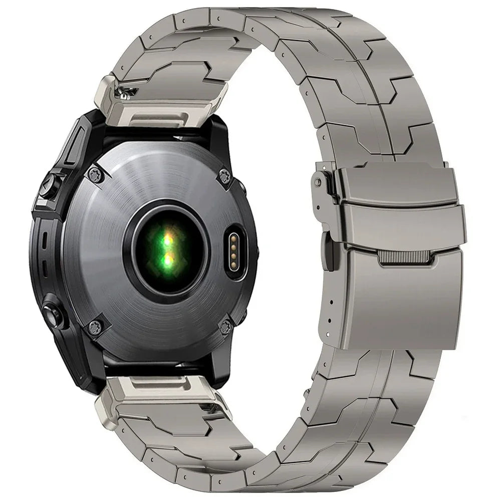 Luxury Metal Garmin Watch Band | QuickFit 22mm & 26mm
