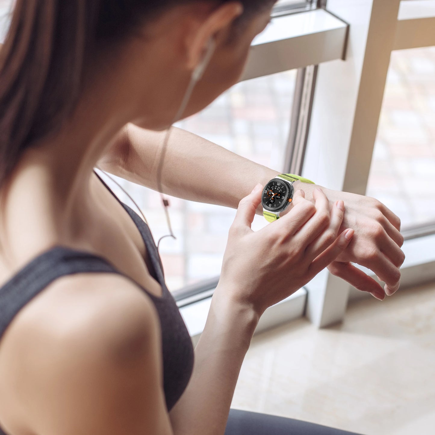 Nylon Fabric Sport Band for Galaxy Watch 8 & Classic 46mm
