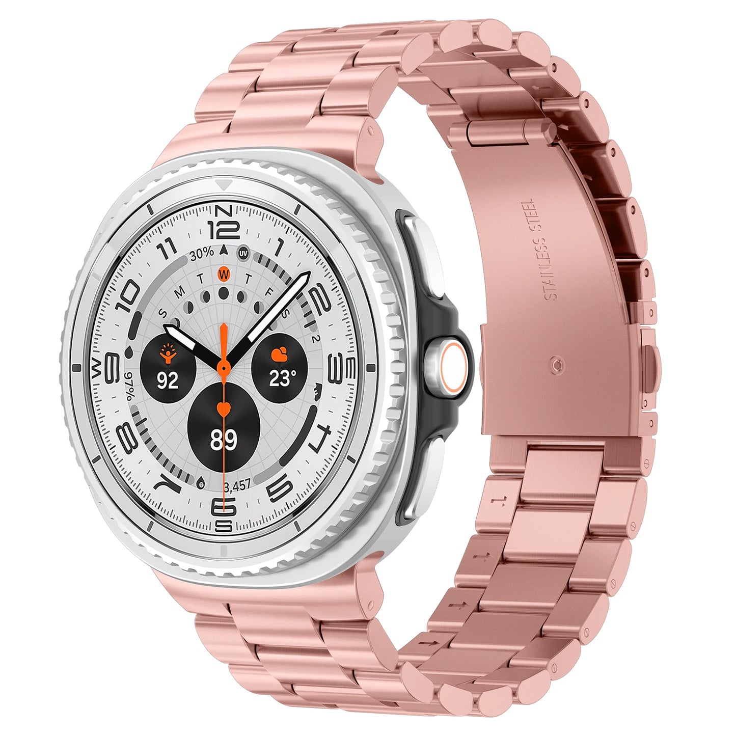 Stainless Steel Metal Band for Galaxy Watch 8 & Classic 46mm