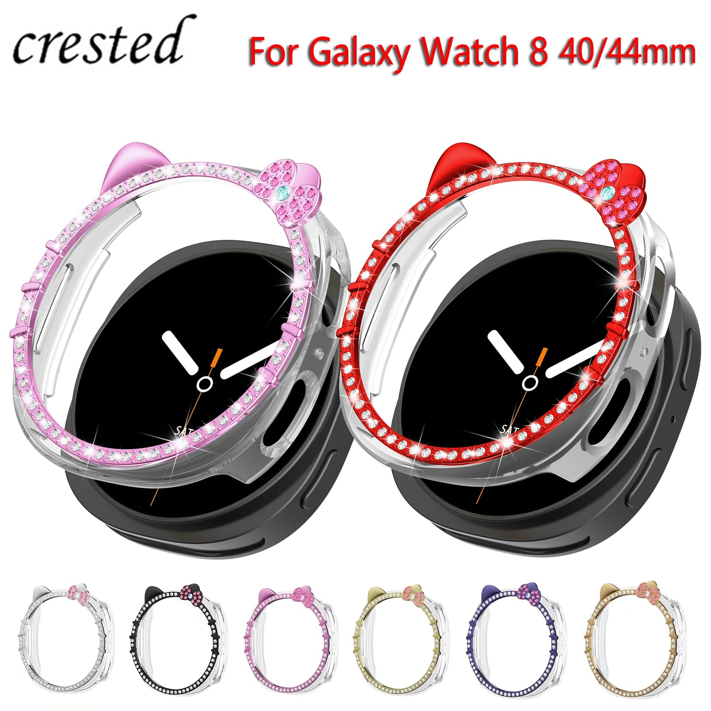Bling Case for Samsung Galaxy Watch 8 – 40mm & 44mm Cover