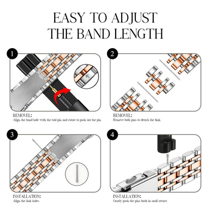 Slim Metal Strap for Samsung Galaxy Watch 8 Classic Band