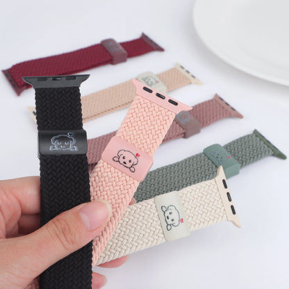 Magnetic Puppy Braided Apple Watch Band 38–49mm Series 1–10