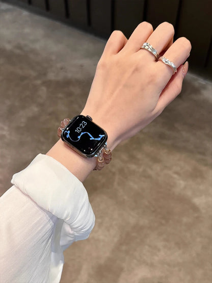 Opal Crystal Beaded Bracelet Band for Apple Watch Women