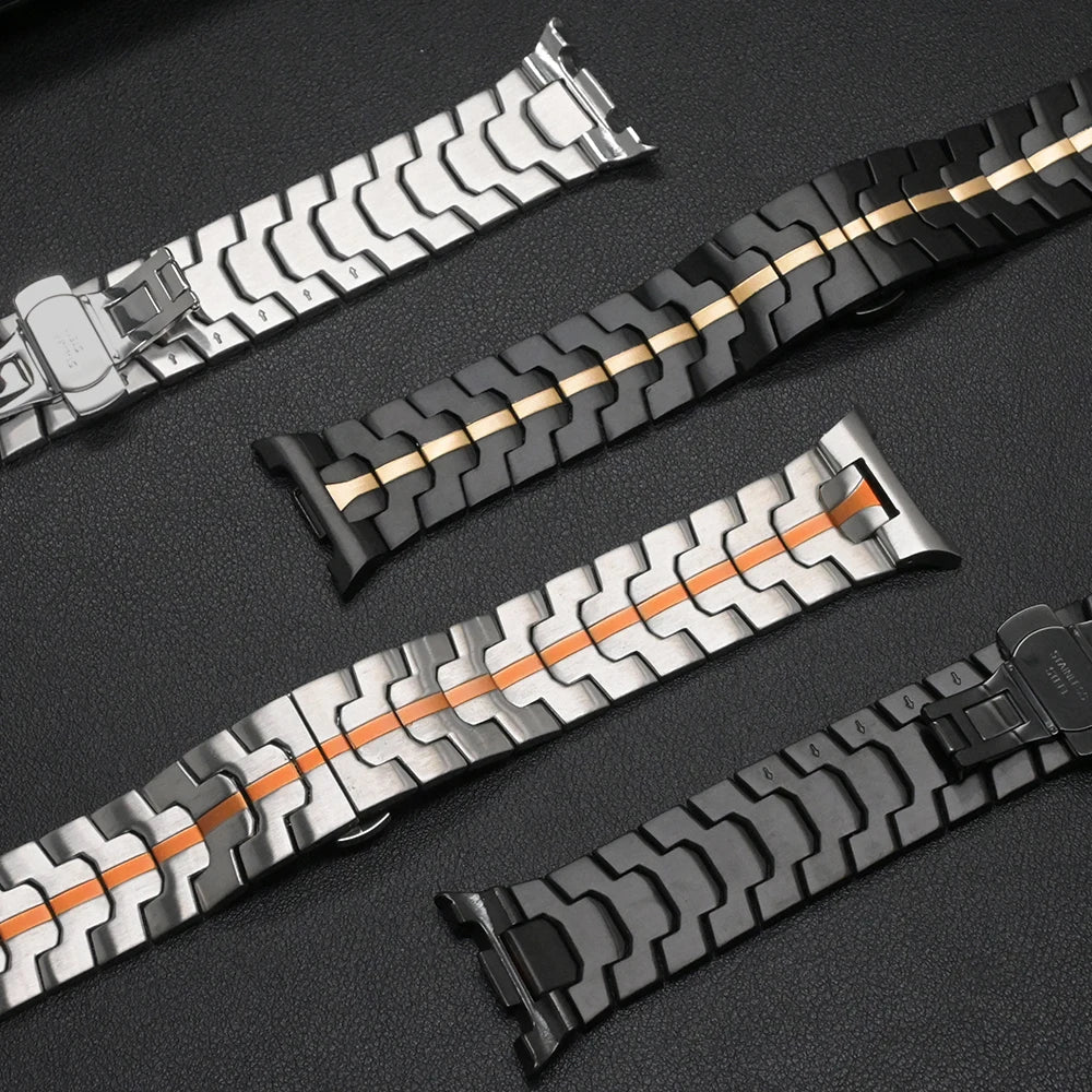 Luxury Stainless Steel No Gaps Band for Samsung Galaxy Watch 8