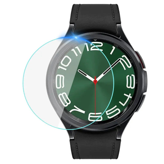 Tempered Glass For Samsung Galaxy Watch 6/Classic/40mm/44mm/43/47mm protecting watch screen from scratches