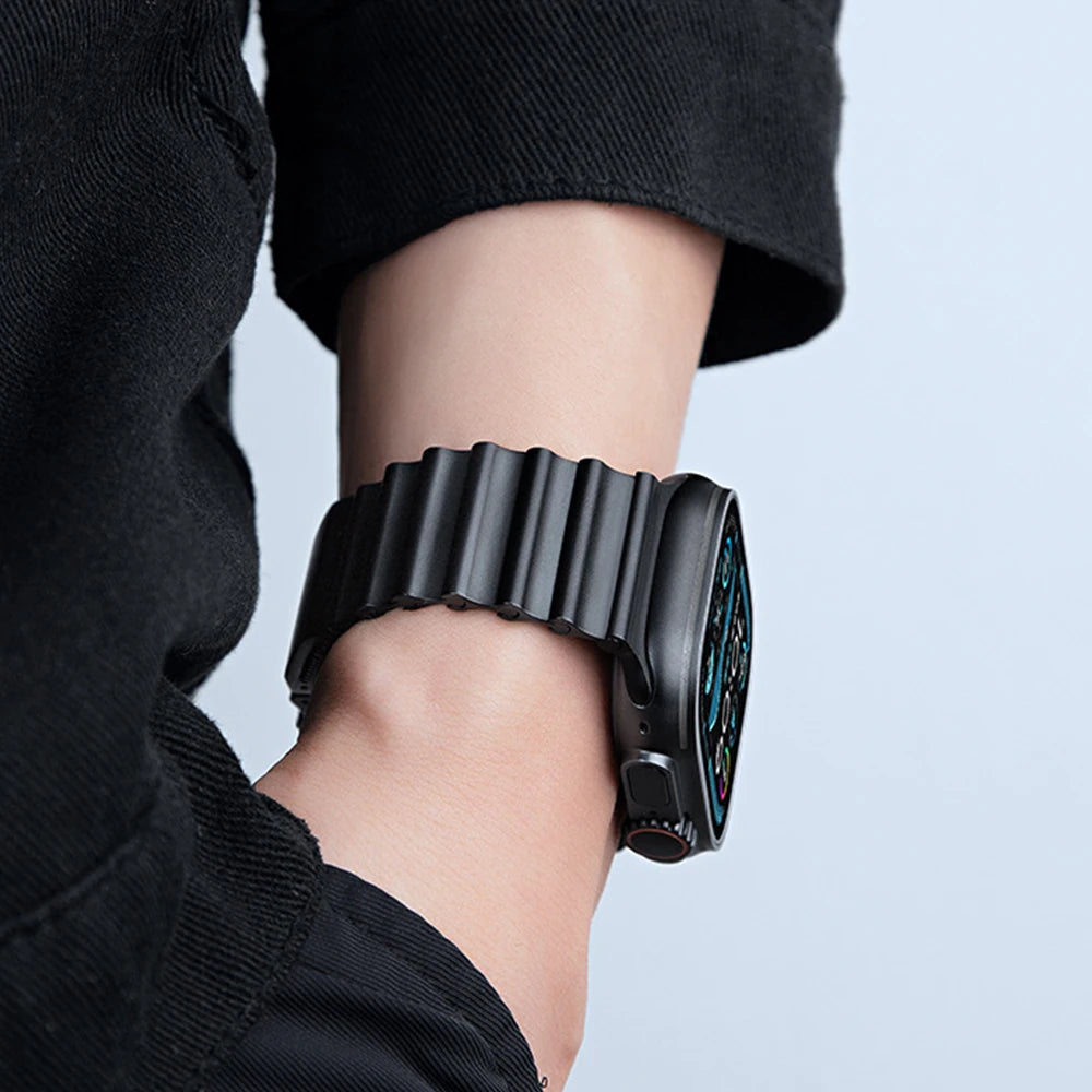 Magnetic Metal Band for Apple Watch Ultra 3 & Series 11–4