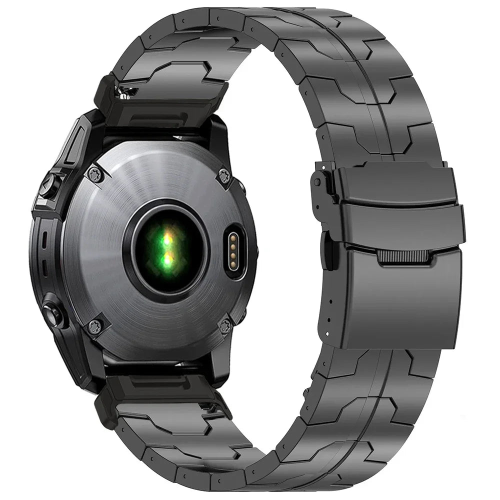 Luxury Metal Garmin Watch Band | QuickFit 22mm & 26mm