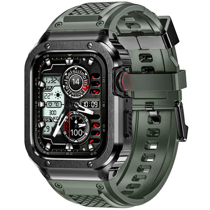 Luxury Metal Case & Silicone Band for Apple Watch Ultra & Series