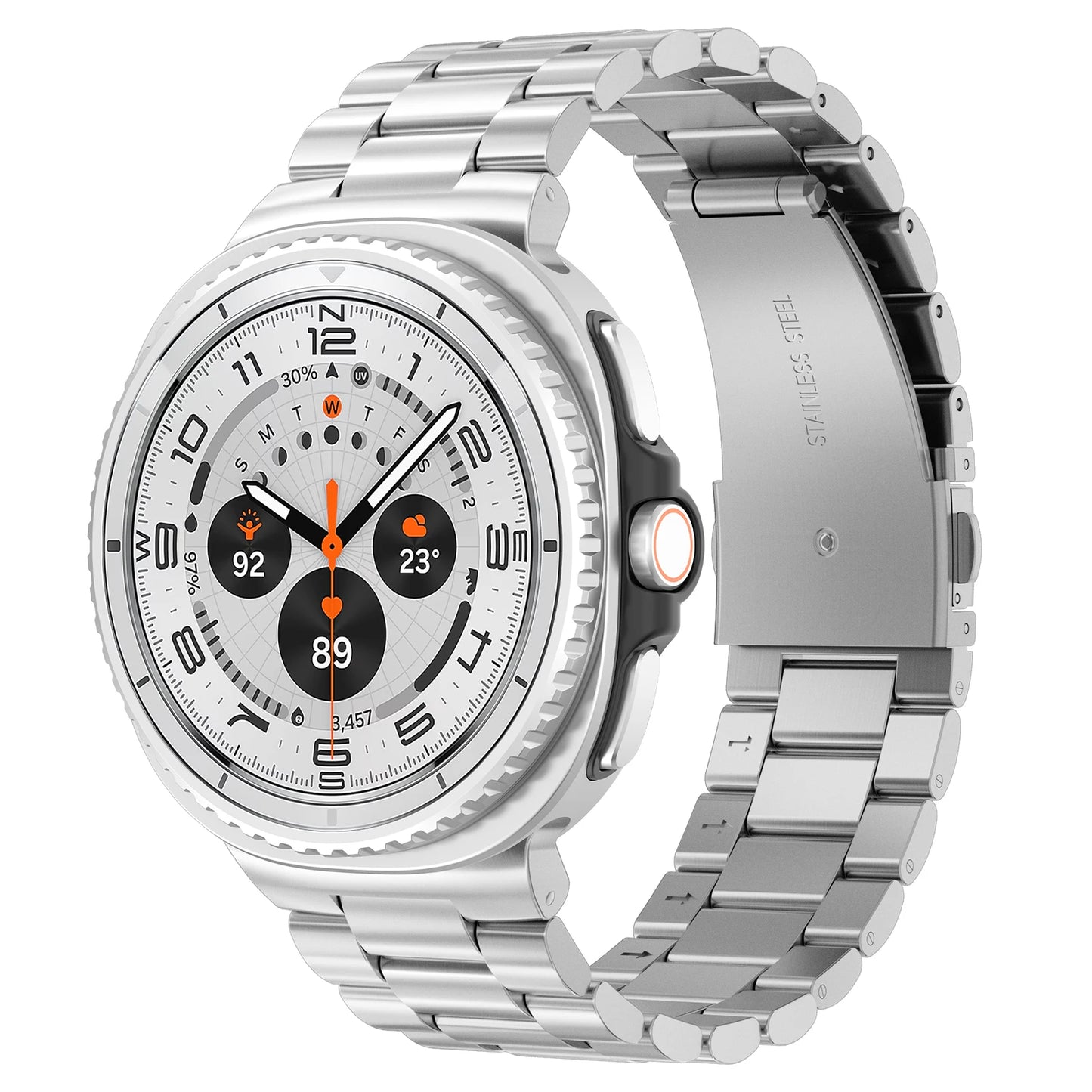 Stainless Steel Metal Band for Galaxy Watch 8 & Classic 46mm