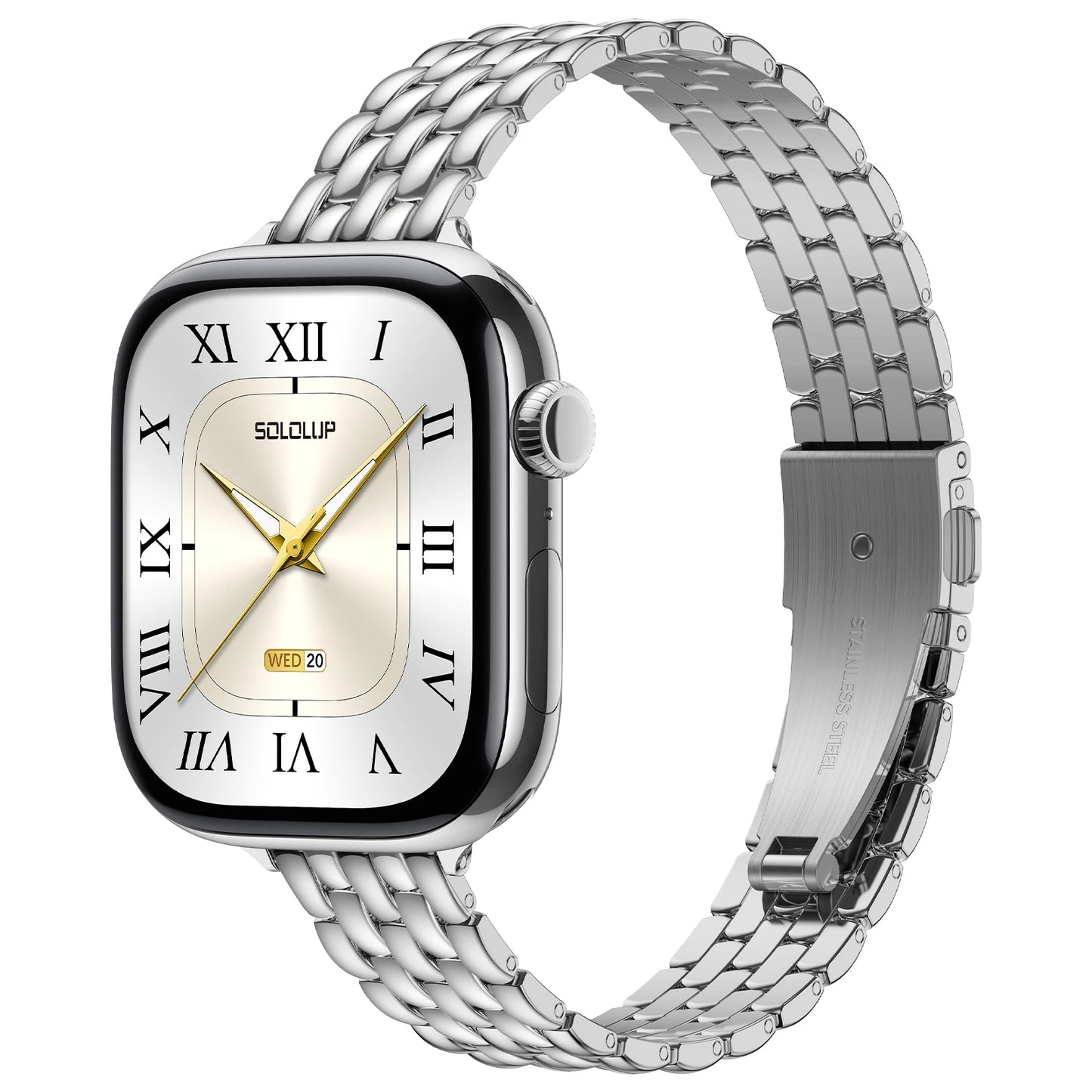 Cera Slim Stainless Steel Apple Watch Band for Women