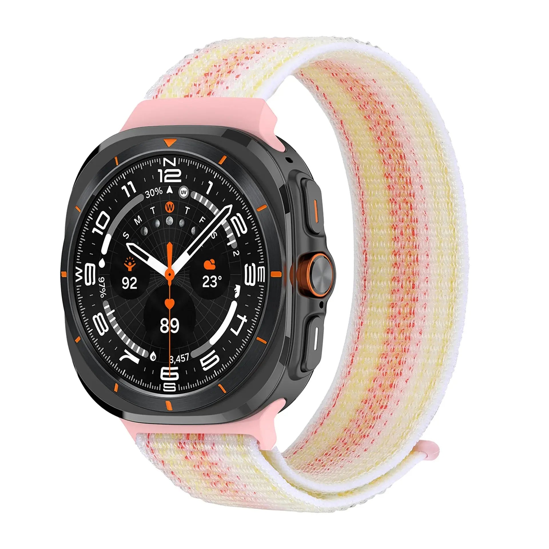 Nylon Sports Bands for Samsung Watch Ultra in stylish design, ideal for athletes and active lifestyles.