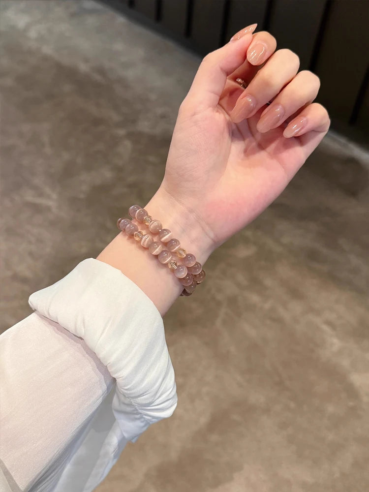 Opal Crystal Beaded Bracelet Band for Apple Watch Women