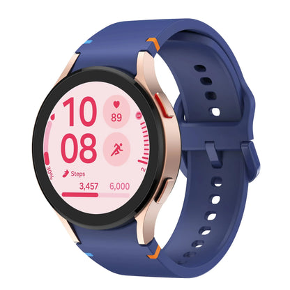 Sporty Silicon Bands for Samsung Galaxy Watch in vibrant blue color, perfect for active lifestyles and workouts.