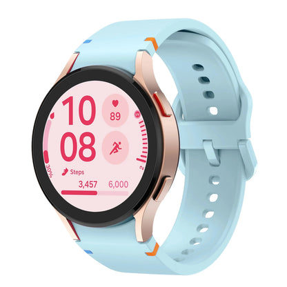 Sporty Silicon Bands for Samsung Galaxy Watch in blue, perfect for active lifestyles and workouts.