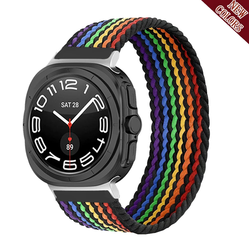Stretchy Braided Solo Bands for Galaxy Watch Ultra