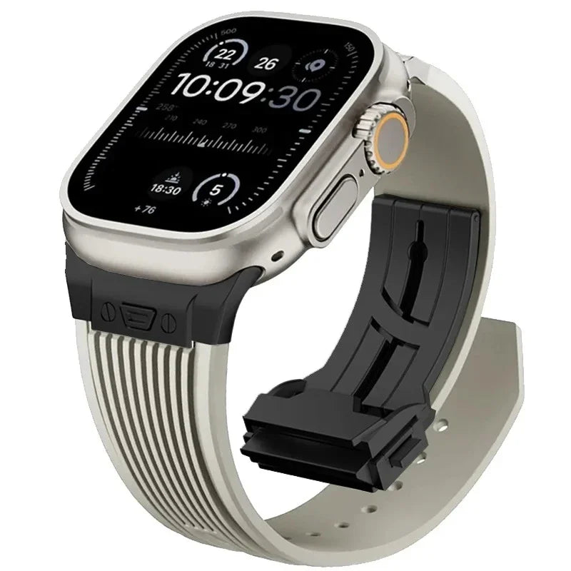 Men’s Silicone Apple Watch Band for Ultra 3 & Series 11–3