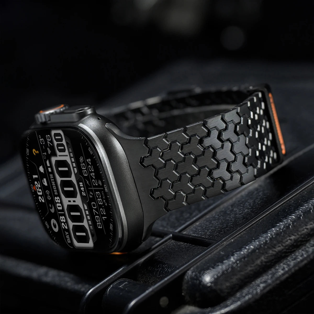 Magnetic Stainless Steel Apple Watch Band Bracelet