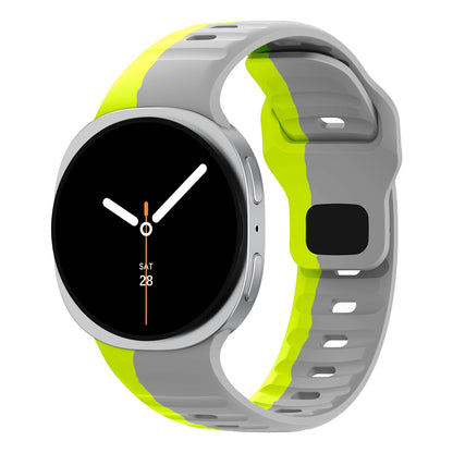 Rugged Silicone Sport Band for Samsung Galaxy Watch (40–47mm) featuring durable silicone and vibrant colors.