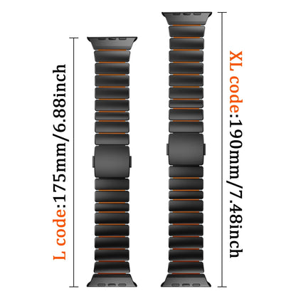 Apple Watch Ultra 3 Titanium Band | Magnetic Fluororubber Strap