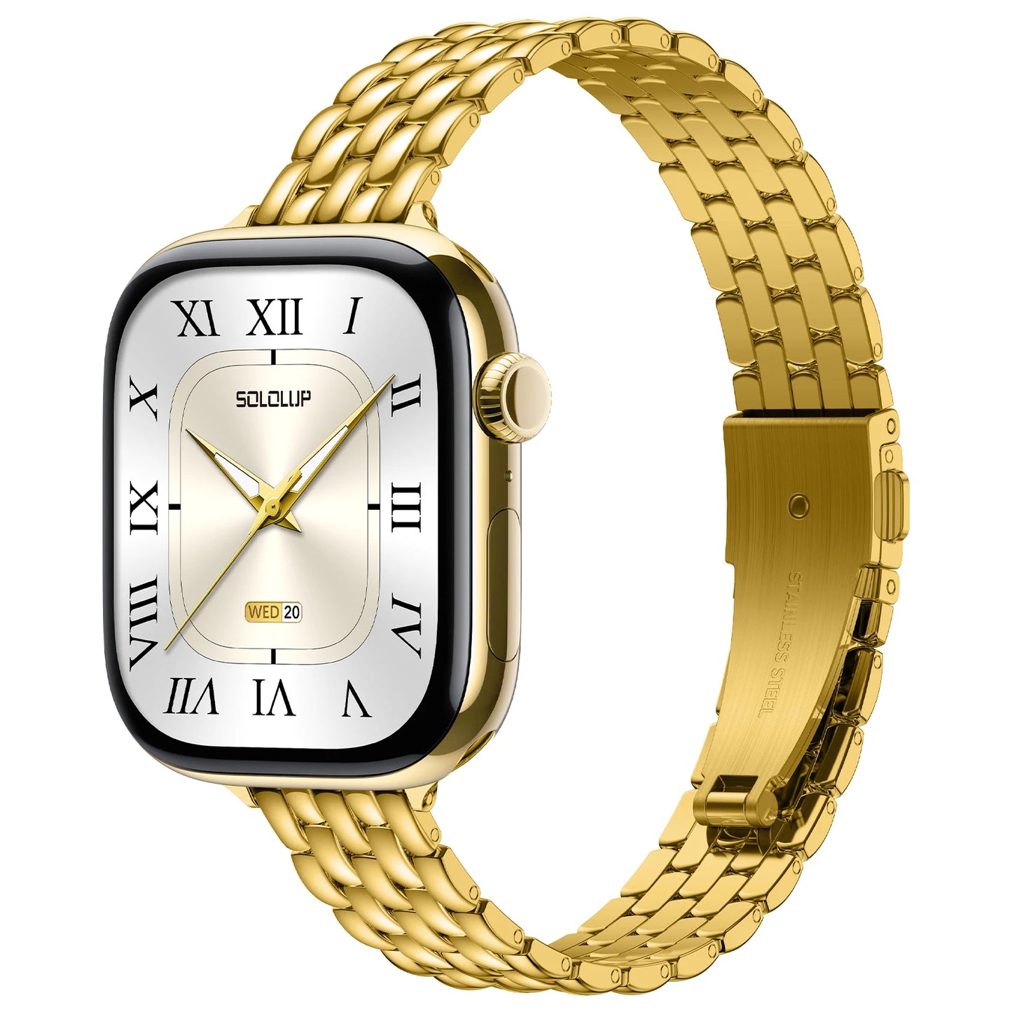 Cera Slim Stainless Steel Apple Watch Band for Women