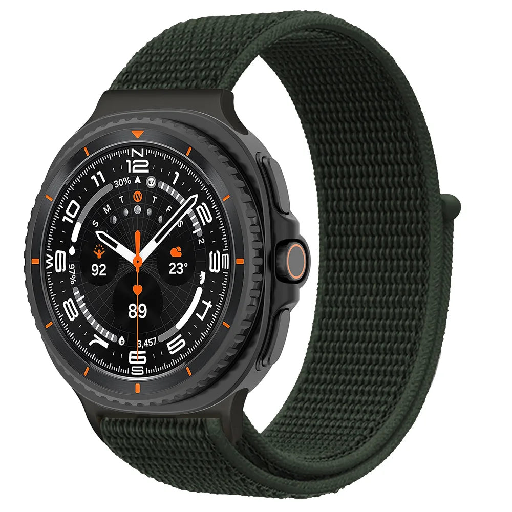 Breathable Nylon Loop Band for Galaxy Watch 8 & 8 Classic 46mm