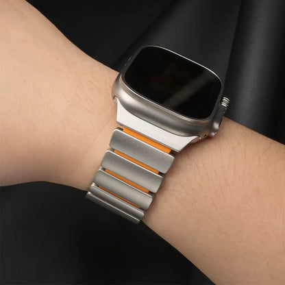 Apple Watch Ultra 3 Titanium Band | Magnetic Fluororubber Strap