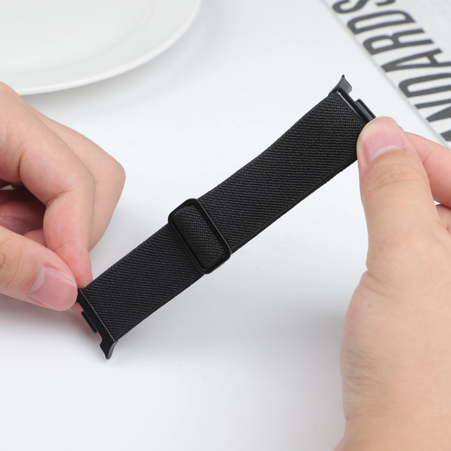 Scrunchie Elastic Nylon Band for Galaxy Watch 8 & Classic 46mm