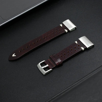 Leather Band for Garmin Fenix 7X/6X/5X, Enduro & MARQ (22/26mm)