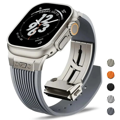 Men’s Silicone Apple Watch Band for Ultra 3 & Series 11–3