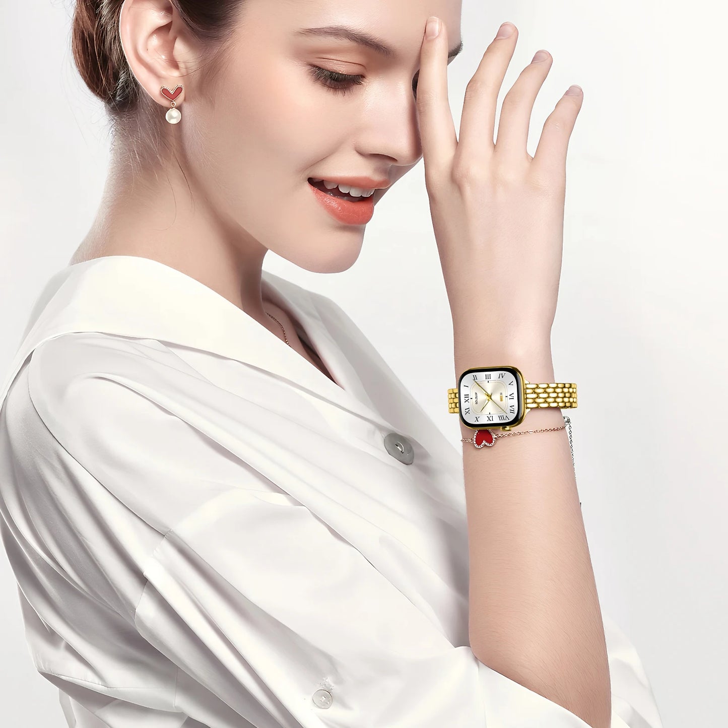 Cera Slim Stainless Steel Apple Watch Band for Women