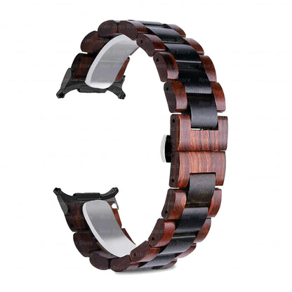 Wooden Band for Samsung Galaxy Watch 8 & Ultra 47mm crafted from solid wood for a natural look and comfortable fit.