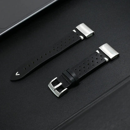 Leather Band for Garmin Fenix 7X/6X/5X, Enduro & MARQ (22/26mm)