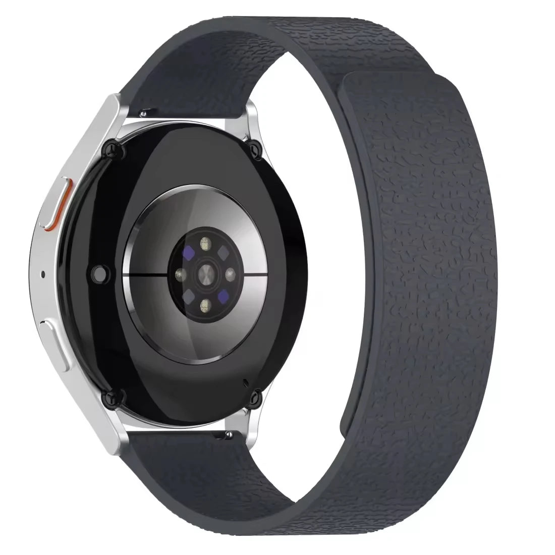 Magnetic Silicone Band for Samsung Galaxy Watch 7/6/5/4 showcasing a sleek design and magnetic closure technology.