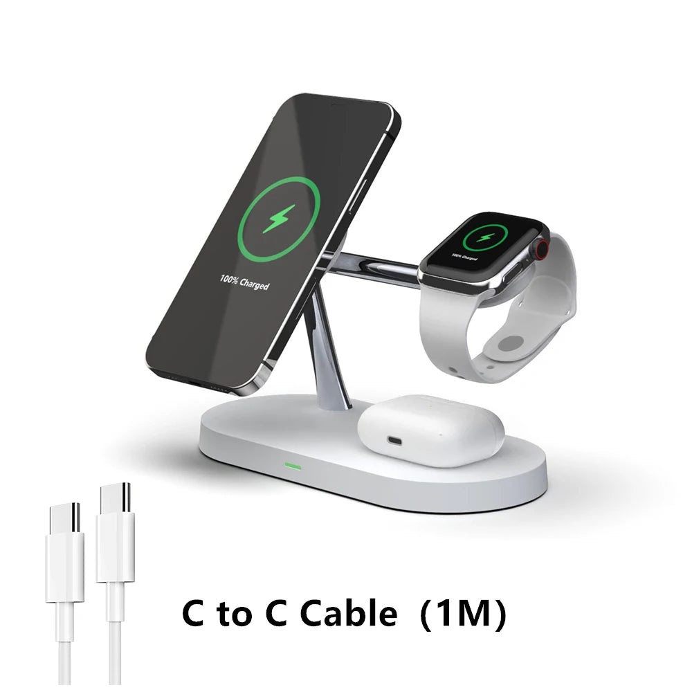 3 in 1 Wireless Charger Stand for iPhone & Apple Watch