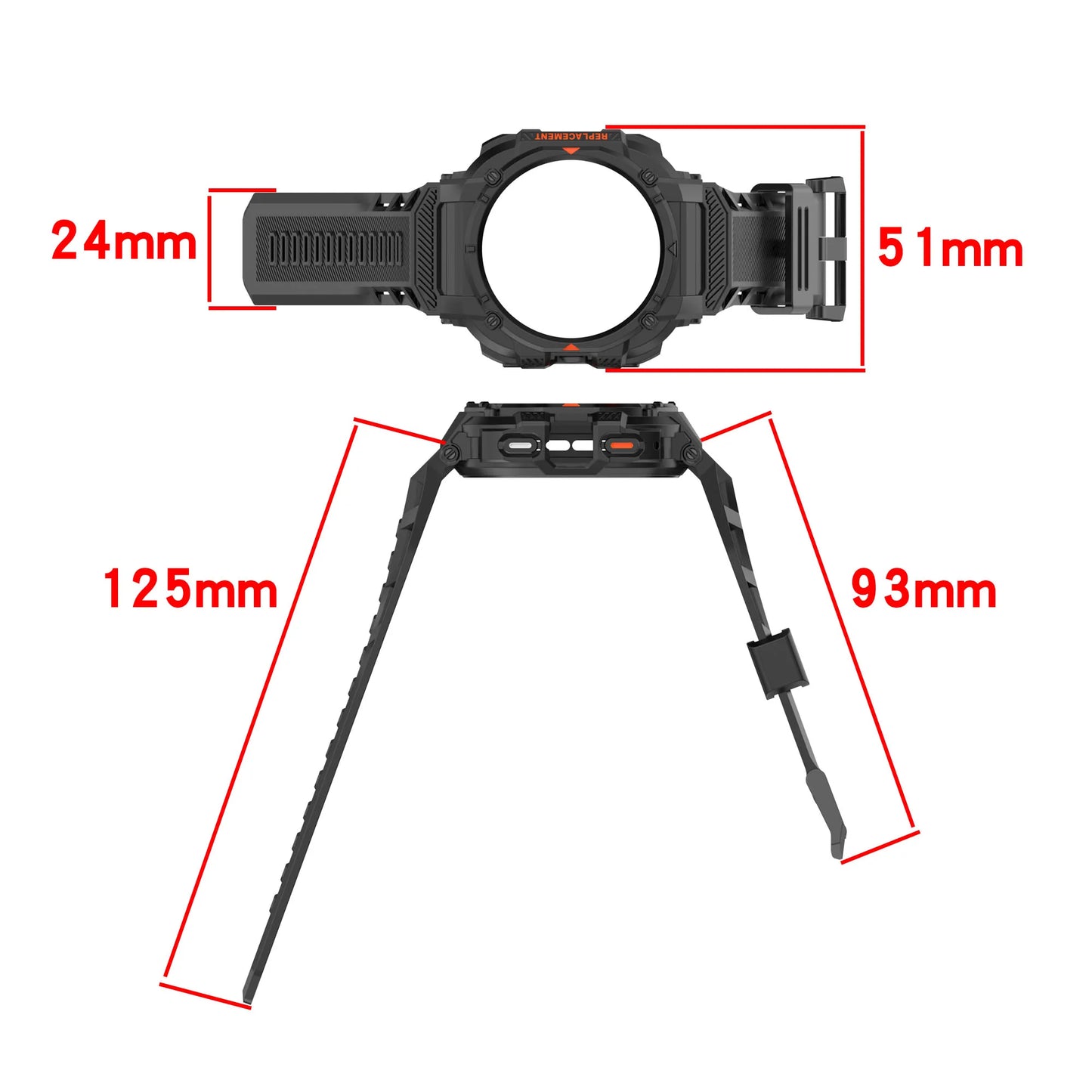 Silicone Case + Sport Band for Galaxy Watch Ultra 2025 (47mm)