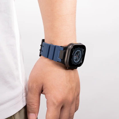 Rubber Sports Bracelet for Apple Watch Ultra 3 / Series 11 / 10 / 9 / 8 / SE.