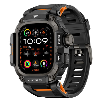 Rugged 2-in-1 Apple Watch Band & Case for Ultra 49mm