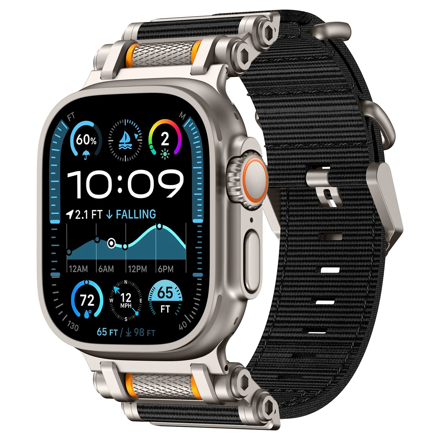 James Rugged Nylon Band for Apple Watch Ultra 3 & Series 11-SE 3