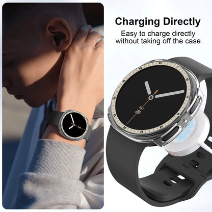Metal Scale PC Case for Samsung Galaxy Watch 8 – 40mm & 44mm