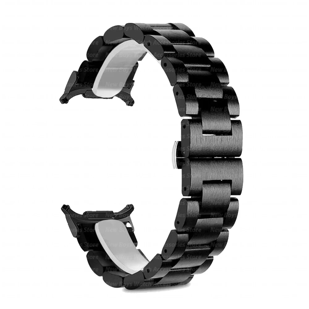 Wooden Band for Samsung Galaxy Watch 8 & Ultra 47mm showcasing a seamless no-gaps fit and natural design.