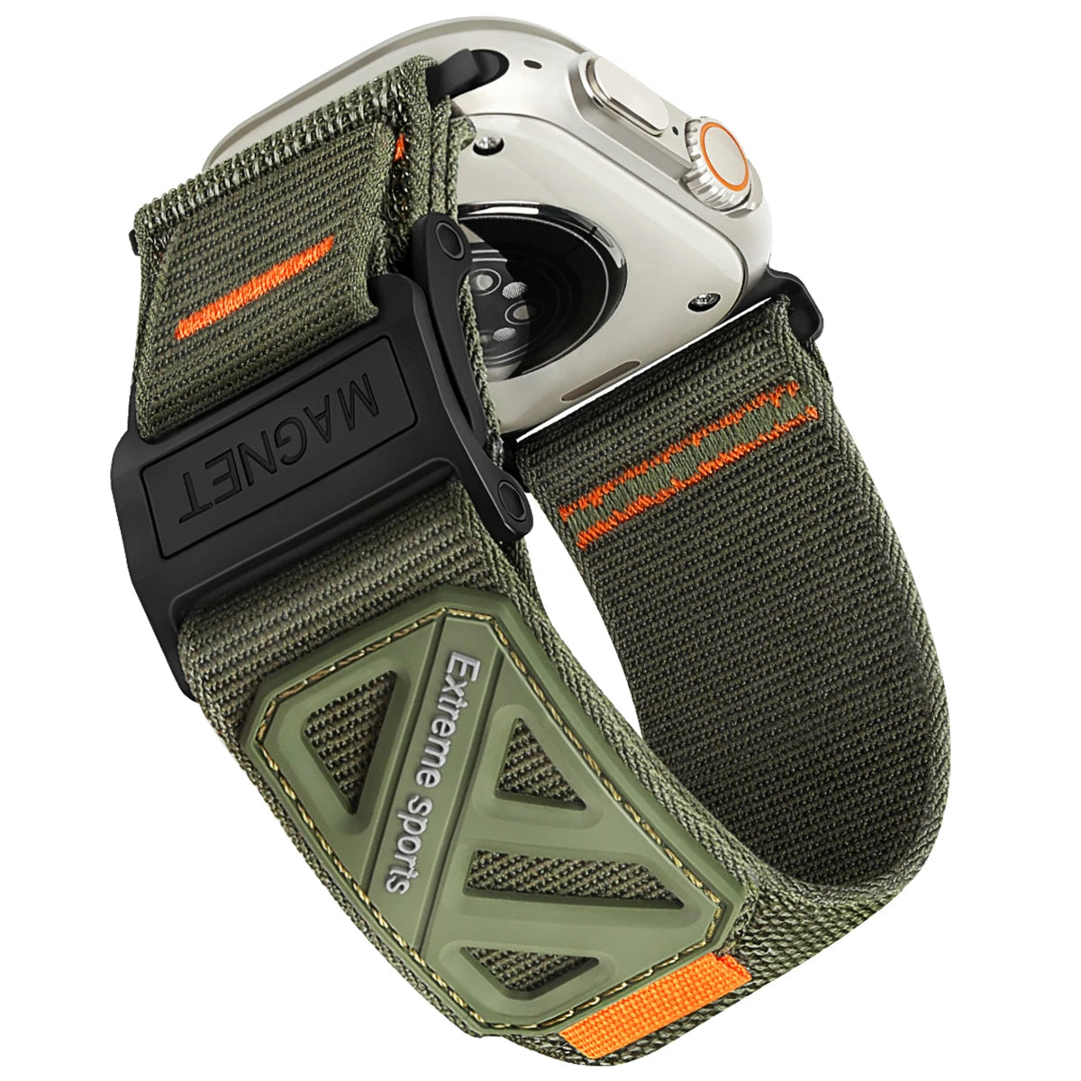 Magnetic Nylon Stretchy Apple Watch Band