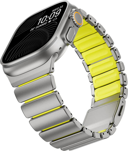 Apple Watch Ultra 3 Titanium Band | Magnetic Fluororubber Strap