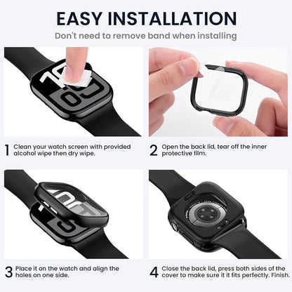 3-in-1 360° Protective Case for Apple Watch Series 11–7 & SE