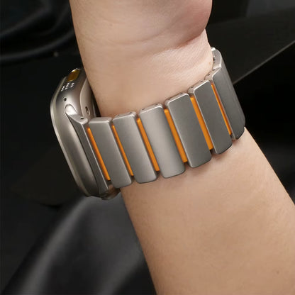 Apple Watch Ultra 3 Titanium Band | Magnetic Fluororubber Strap