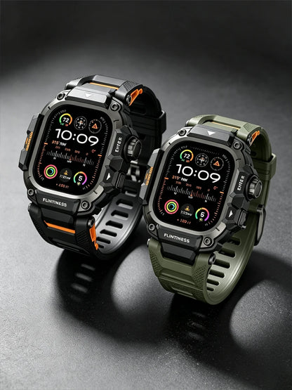 Rugged 2-in-1 Apple Watch Band & Case for Ultra 49mm