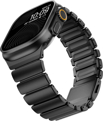 Apple Watch Ultra 3 Titanium Band | Magnetic Fluororubber Strap