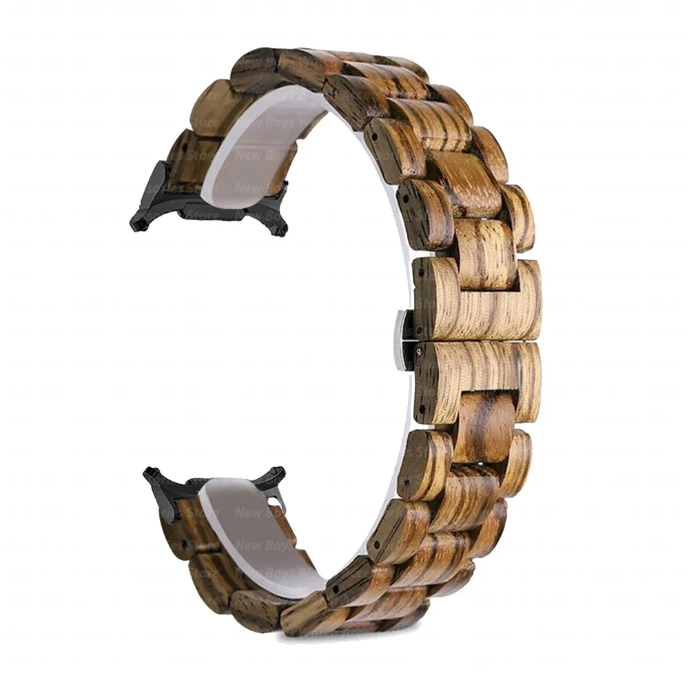 Wooden Band for Samsung Galaxy Watch 8 & Ultra 47mm, natural wooden design with seamless fit and comfort.