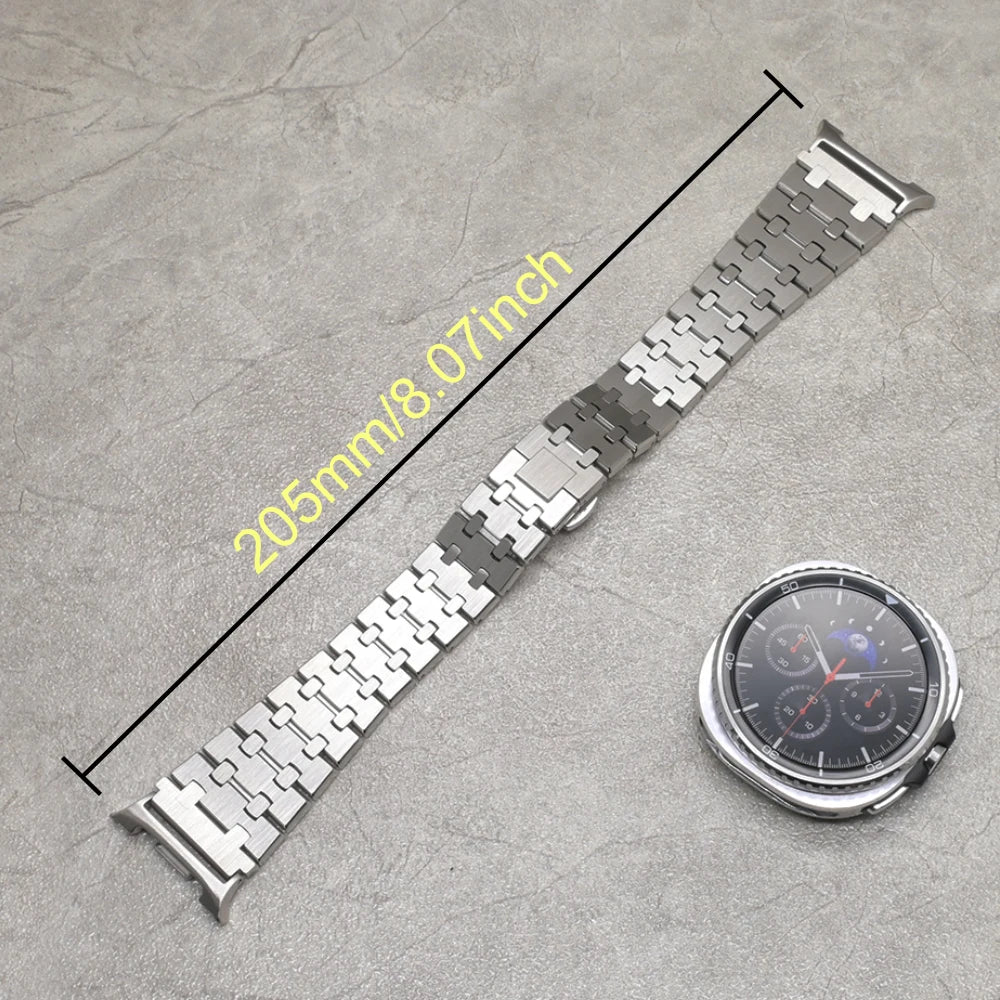 No Gaps Link Band for Galaxy Watch 8/8 Classic/Ultra 2025